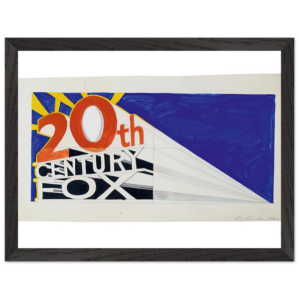TRADEMARK 3 1962 by Edward Ruscha — Framed art print at Zephyeer