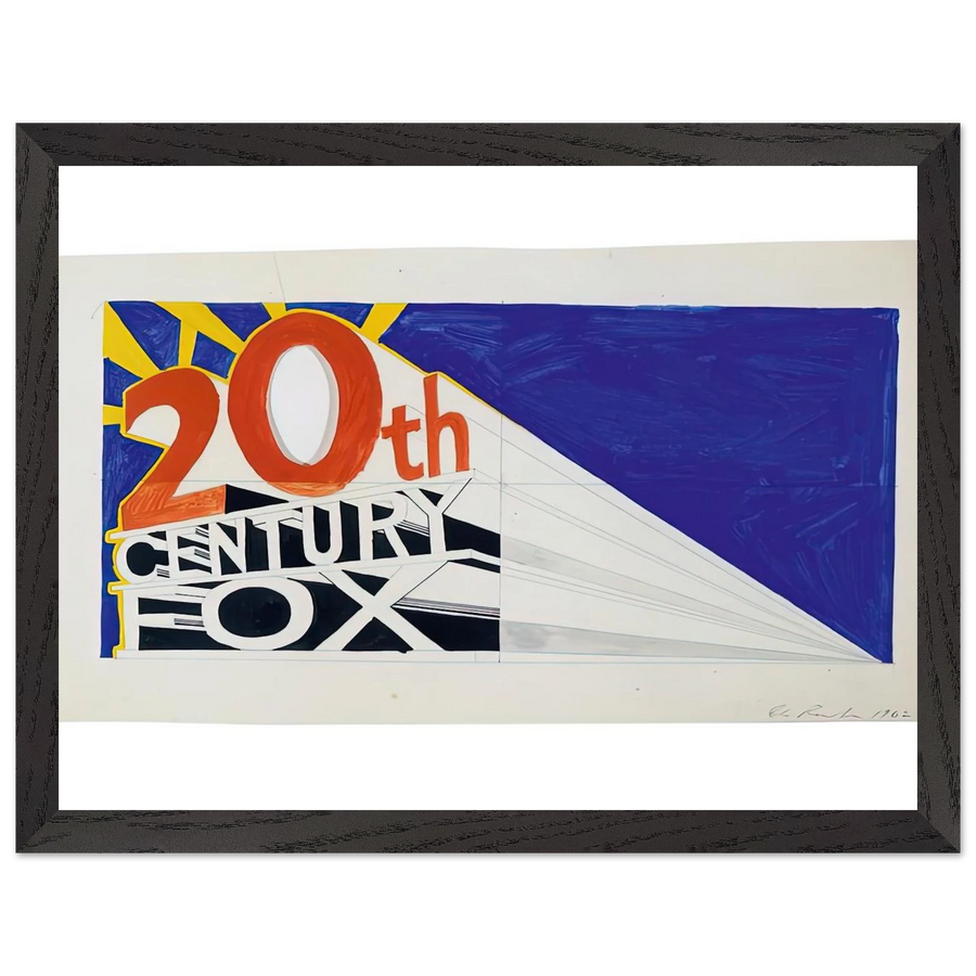 TRADEMARK 3 1962 by Edward Ruscha — Framed art print at Zephyeer