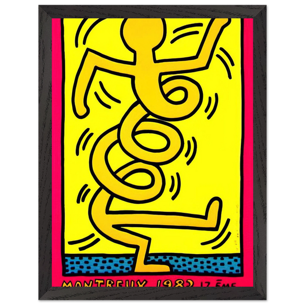 MONTREUX 1983 by Keith Haring — Framed art print at Zephyeer