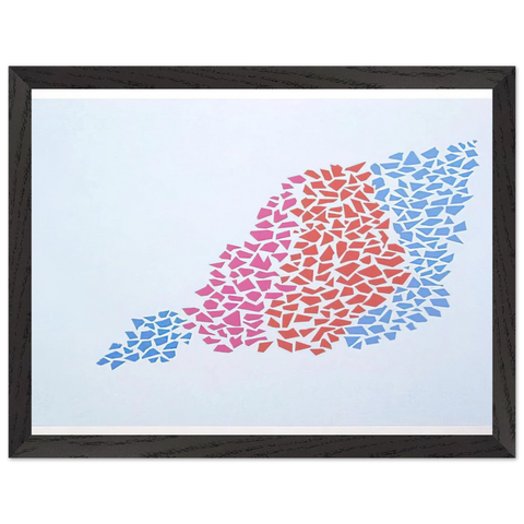 Confetti Pattern Portfolio #2 - 1973 by Robert Goodnough — Framed art print at Zephyeer