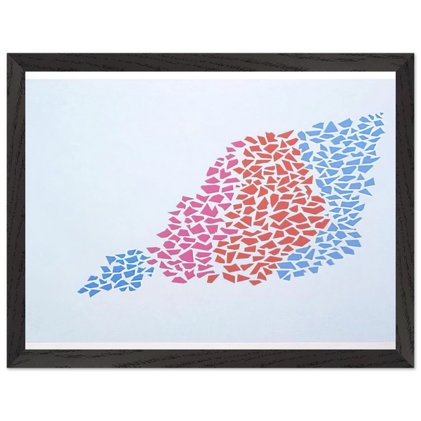 Confetti Pattern Portfolio #2 - 1973 by Robert Goodnough — Framed art print at Zephyeer