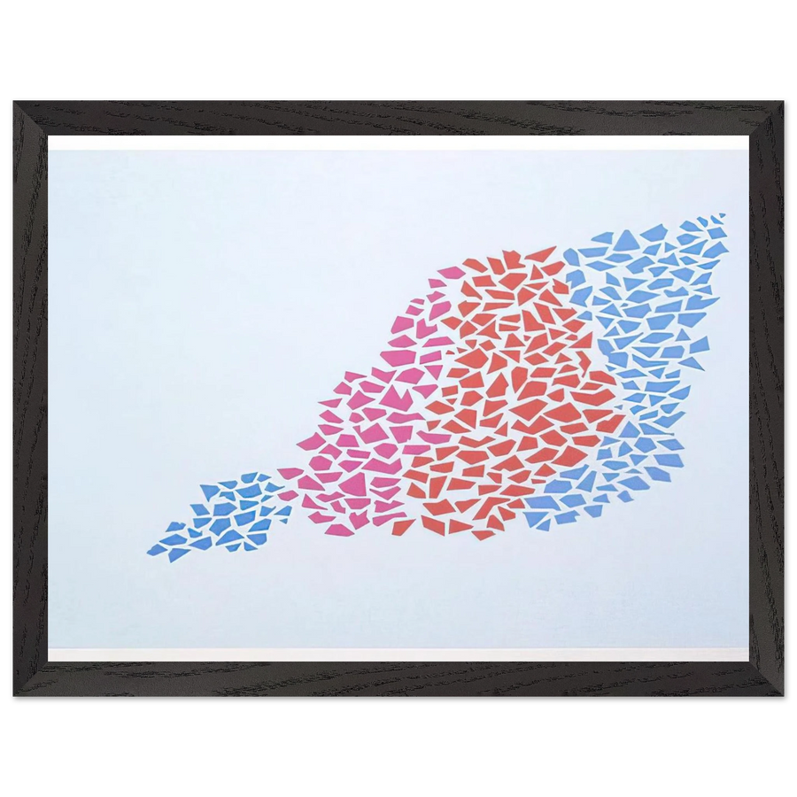 Confetti Pattern Portfolio #2 - 1973 by Robert Goodnough — Framed art print at Zephyeer