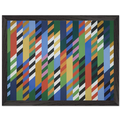 CONVERSATION 1992 by Bridget Riley — Framed art print at Zephyeer
