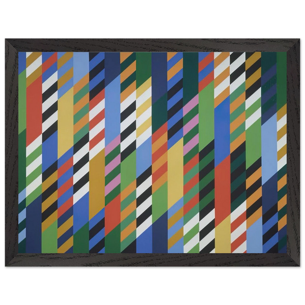 CONVERSATION 1992 by Bridget Riley — Framed art print at Zephyeer