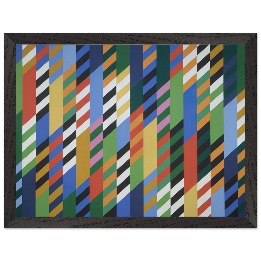 CONVERSATION 1992 by Bridget Riley — Framed art print at Zephyeer