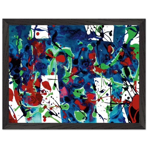 Untitled  SFP94-33  SFF 1709 by Sam Francis — Framed art print at Zephyeer