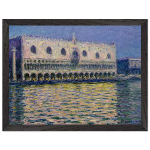 The Palazzo Ducale by Claude Monet — Framed art print at Zephyeer