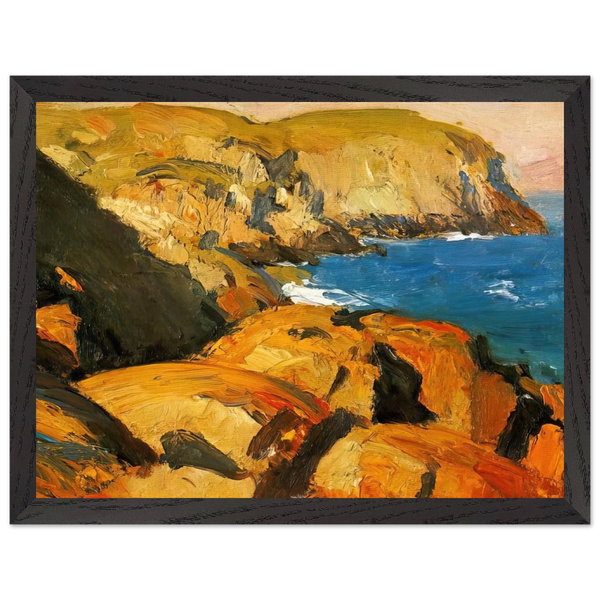 Blackhead, Monhegan by Edward Hopper — Framed art print at Zephyeer
