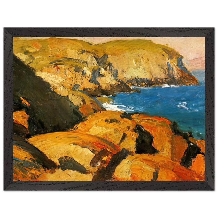 Blackhead, Monhegan by Edward Hopper — Framed art print at Zephyeer