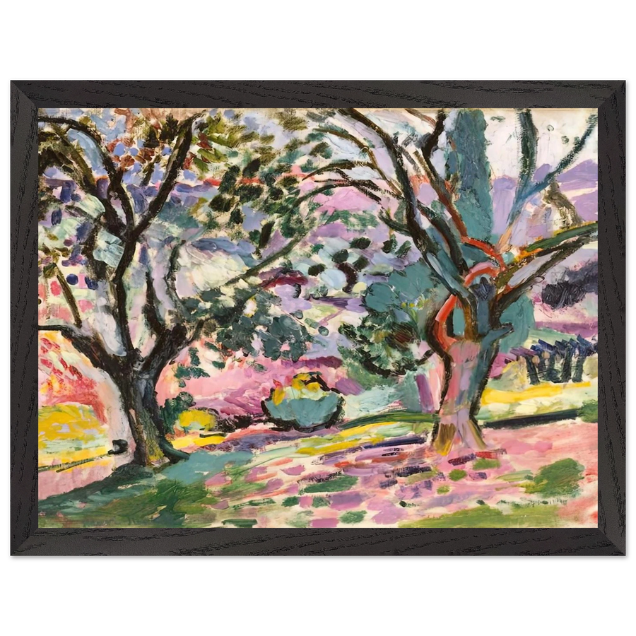 OLIVE TREES AT COLLIOURE 1906 by Henri Matisse — Framed art print at Zephyeer