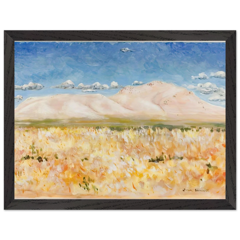 JACKSON HOLE WYOMING 1973 by Ivan Albright — Framed art print at Zephyeer