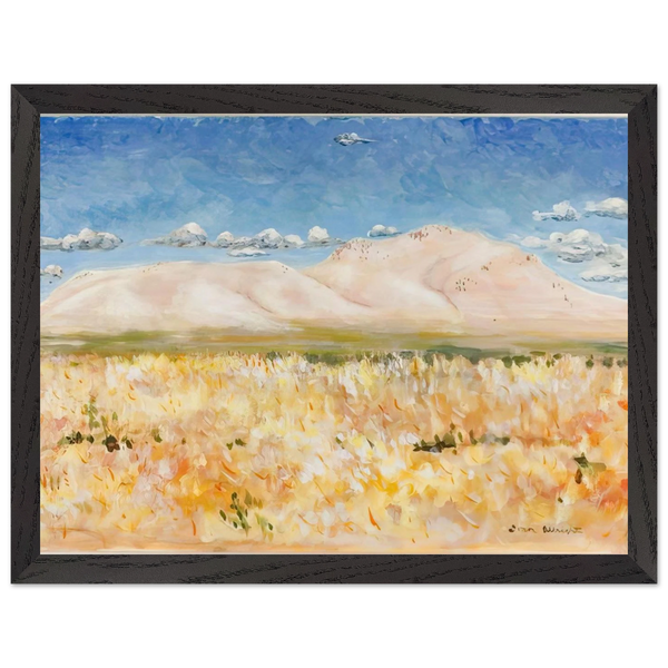 JACKSON HOLE WYOMING 1973 by Ivan Albright — Framed art print at Zephyeer
