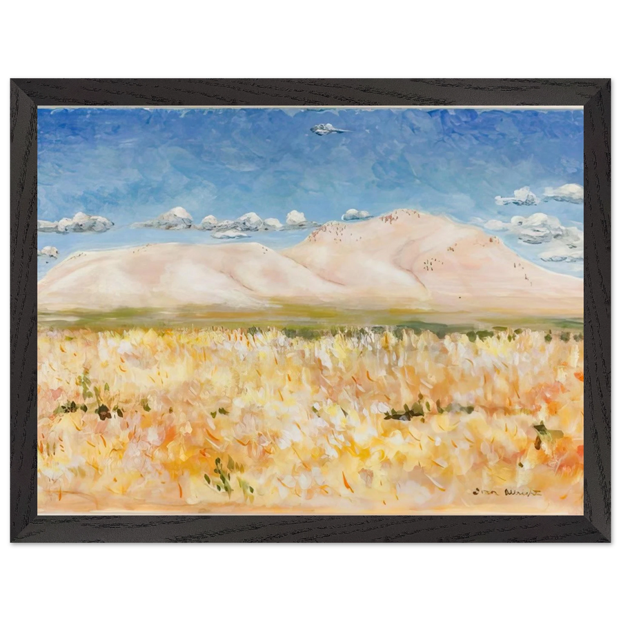 JACKSON HOLE WYOMING 1973 by Ivan Albright — Framed art print at Zephyeer