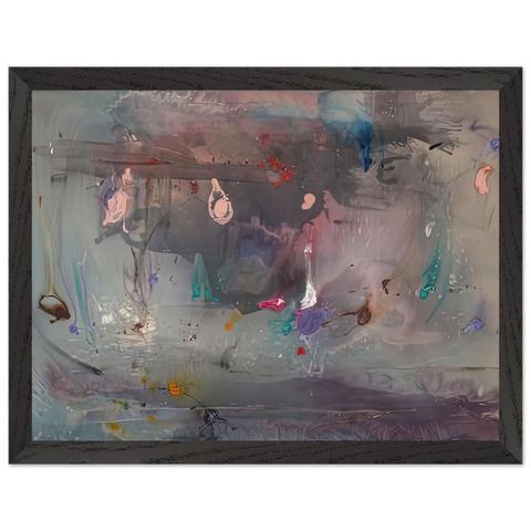Grey Fireworks, 1982- by Helen Frankenthaler — Framed art print at Zephyeer