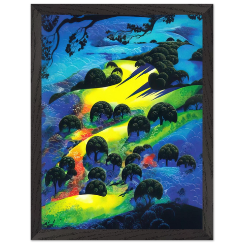 Fading Sunset Flame by Eyvind Earle — Framed art print at Zephyeer