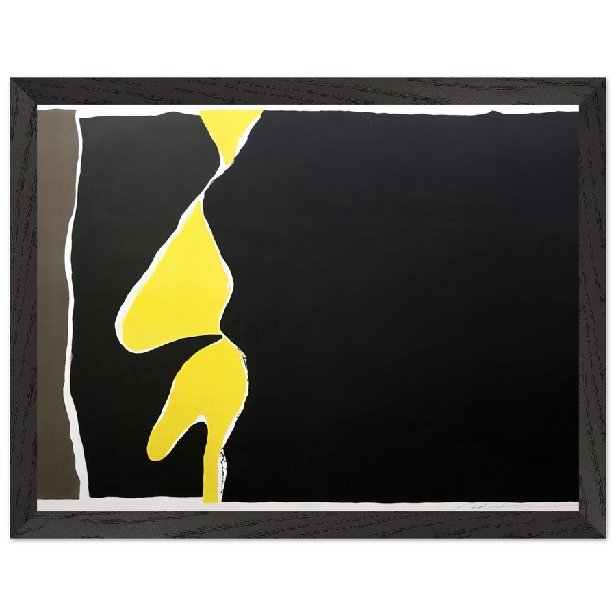 Hommage to the First Monk Immolating Himself in Saigon - 1966 by Adja Yunkers — Framed art print at Zephyeer