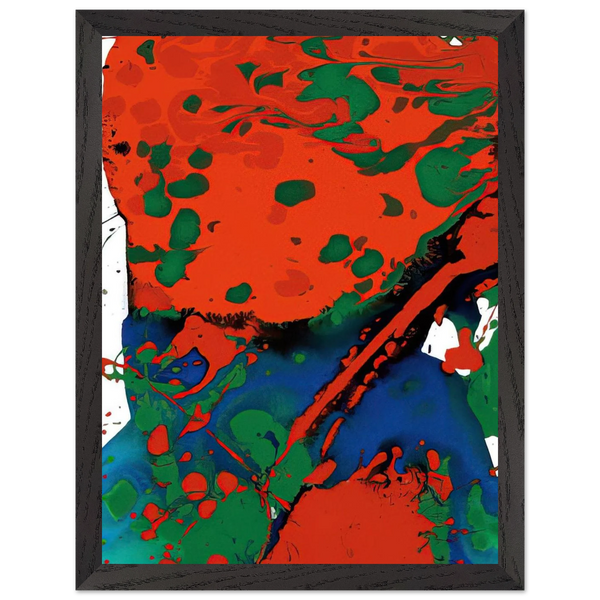 Untitled  SFP94-137  SFF 1807 by Sam Francis — Framed art print at Zephyeer
