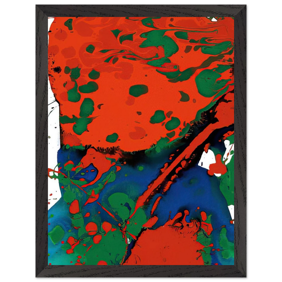 Untitled  SFP94-137  SFF 1807 by Sam Francis — Framed art print at Zephyeer