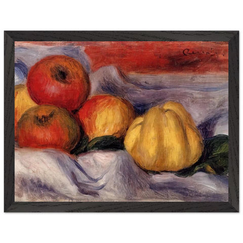 Still Life with Apples by Pierre-Auguste Renoir — Framed art print at Zephyeer