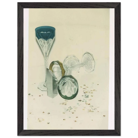 Committee 2000 Champagne Glasses by Andy Warhol — Framed art print at Zephyeer