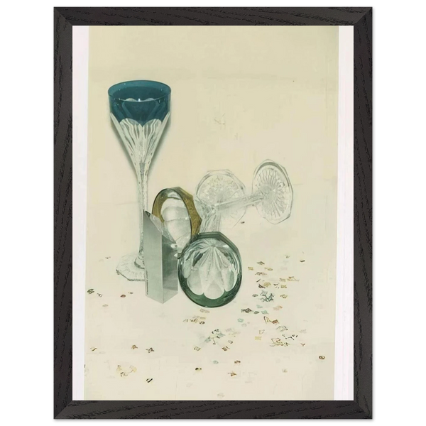 Committee 2000 Champagne Glasses by Andy Warhol — Framed art print at Zephyeer