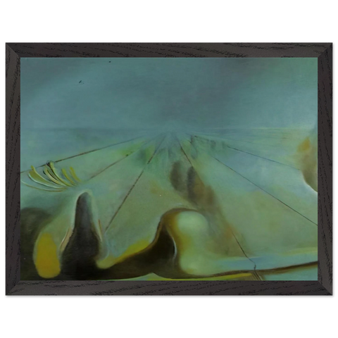 ENIGMA UNFINISHED VERSION OF THE THREE GLORIOUS ENIGMAS OF GALA by Salvador Dali — Framed art print at Zephyeer