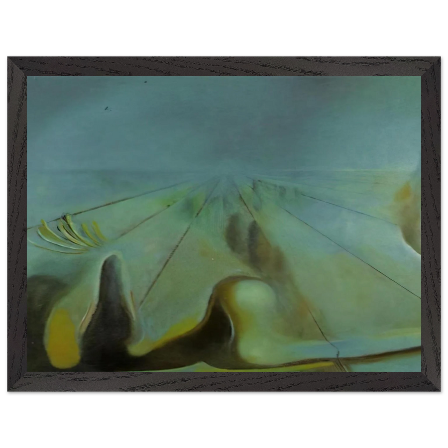 ENIGMA UNFINISHED VERSION OF THE THREE GLORIOUS ENIGMAS OF GALA by Salvador Dali — Framed art print at Zephyeer