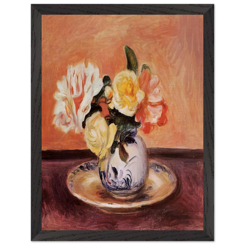 Vase of Flowers by Pierre-Auguste Renoir — Framed art print at Zephyeer