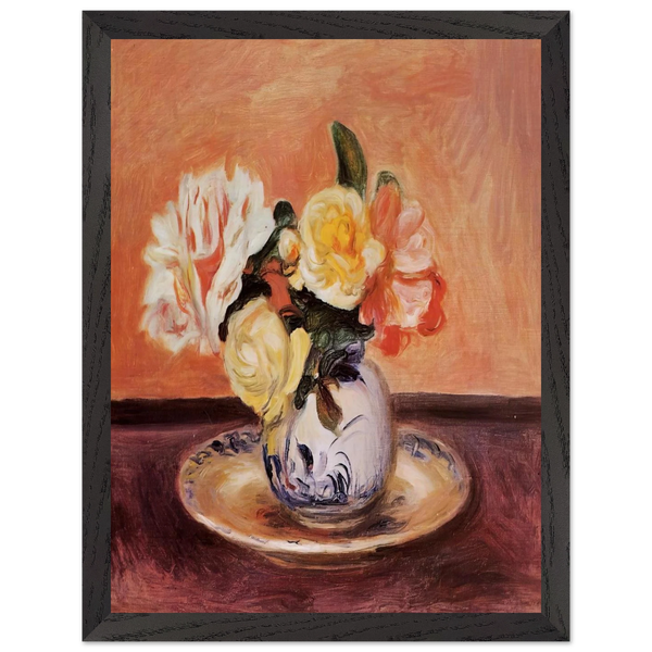 Vase of Flowers by Pierre-Auguste Renoir — Framed art print at Zephyeer