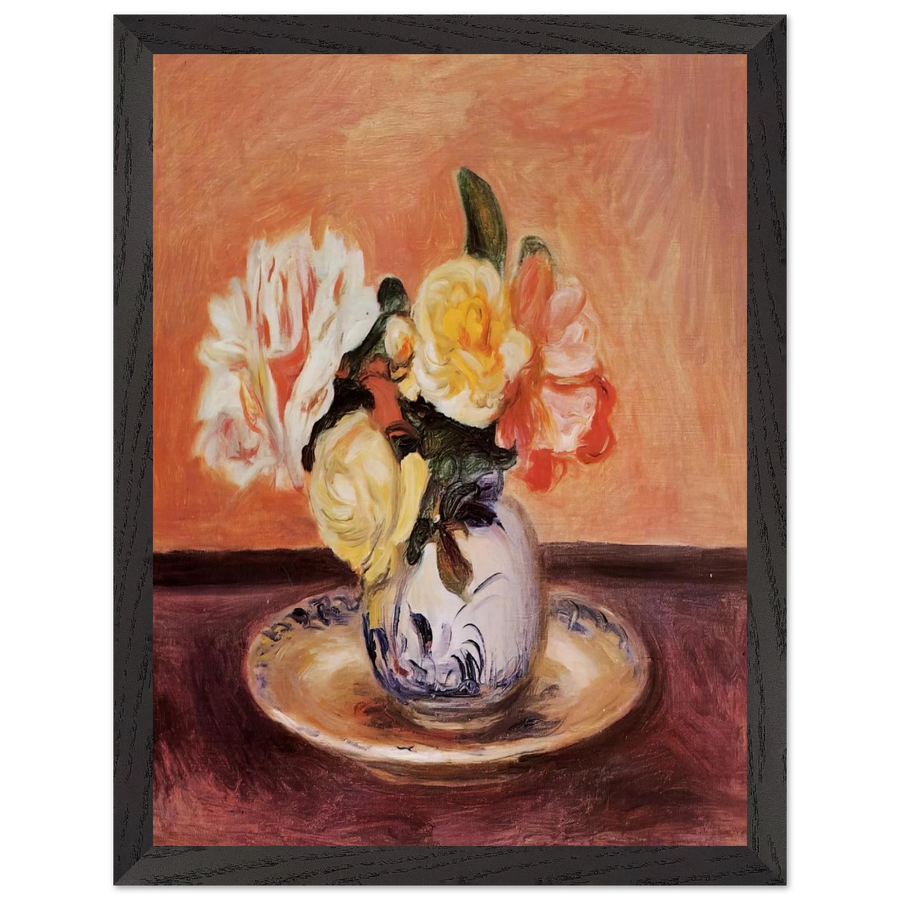 Vase of Flowers by Pierre-Auguste Renoir — Framed art print at Zephyeer