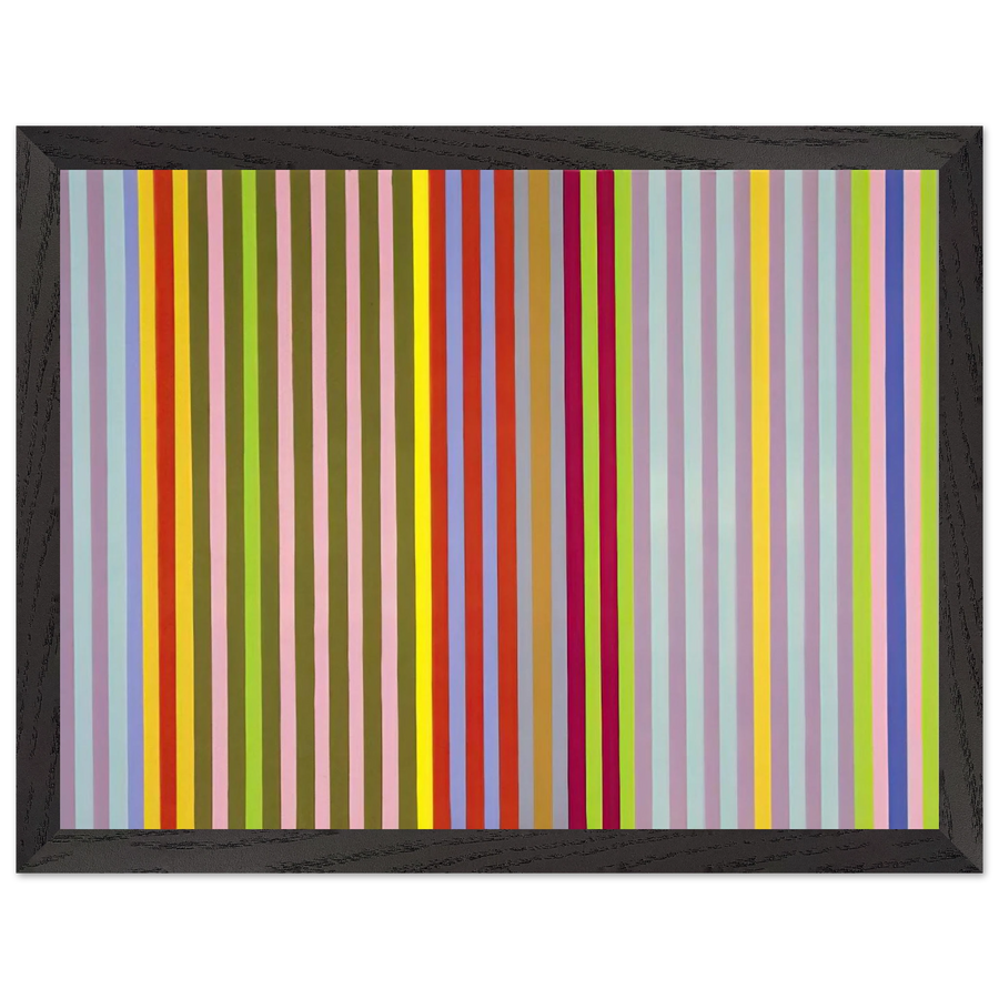 Apricot Ripple - 1968 by Gene Davis — Framed art print at Zephyeer