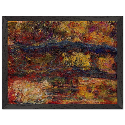 The Japanese Bridge 5 by Claude Monet — Framed art print at Zephyeer