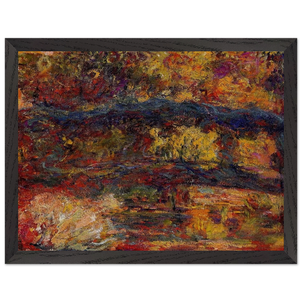 The Japanese Bridge 5 by Claude Monet — Framed art print at Zephyeer