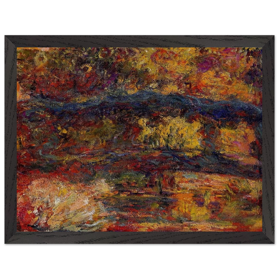 The Japanese Bridge 5 by Claude Monet — Framed art print at Zephyeer