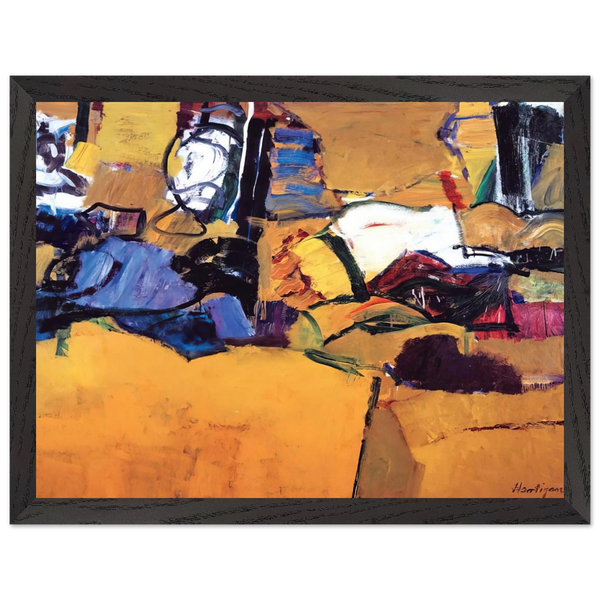 New England, October 1957 by Grace Hartigan — Framed art print at Zephyeer