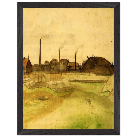 Coalmine in the Borinage by Vincent van Gogh — Framed art print at Zephyeer