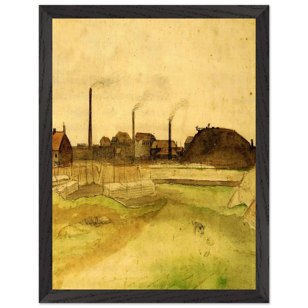 Coalmine in the Borinage by Vincent van Gogh — Framed art print at Zephyeer