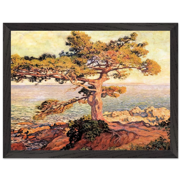 PINE BY THE MEDITERRANEAN SEA 1916 by Theo van Rysselberghe — Framed art print at Zephyeer
