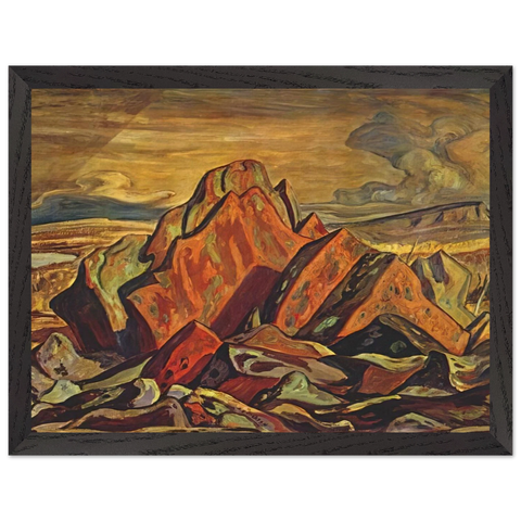 Hills at Great Bear Lake - 1953 by A.Y. Jackson — Framed art print at Zephyeer