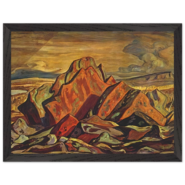 Hills at Great Bear Lake - 1953 by A.Y. Jackson — Framed art print at Zephyeer