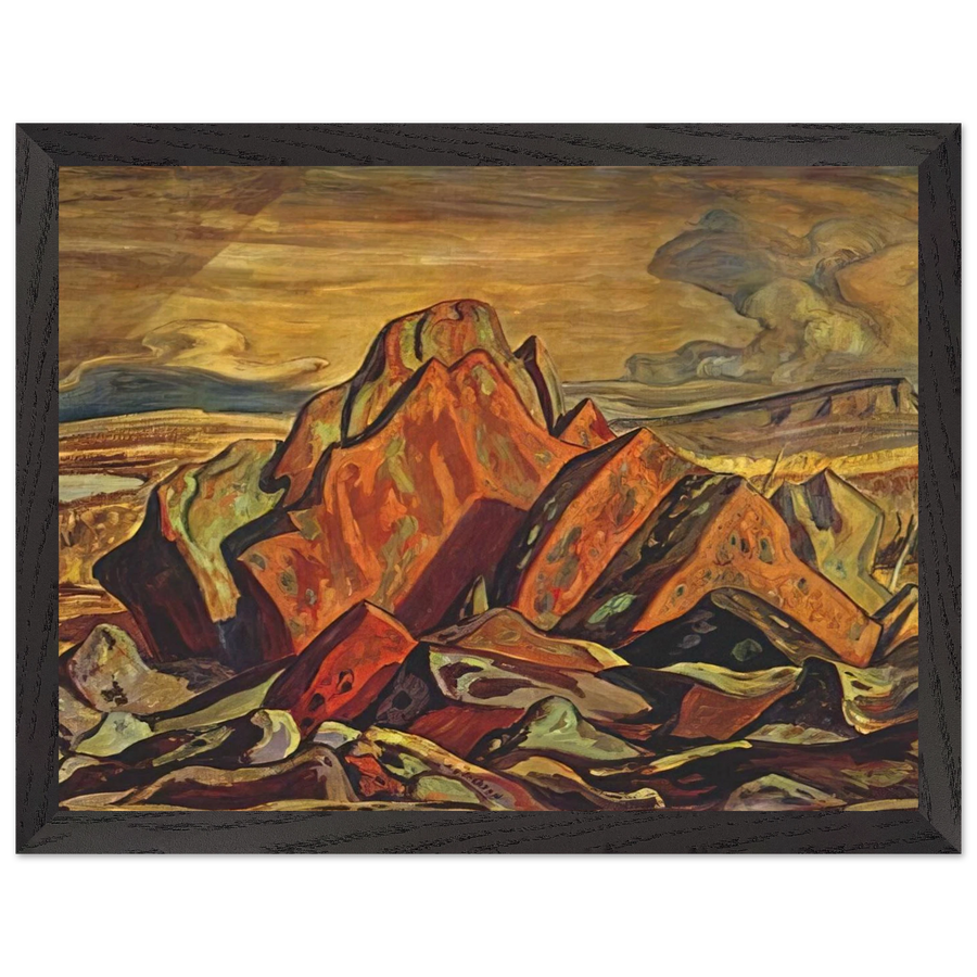 Hills at Great Bear Lake - 1953 by A.Y. Jackson — Framed art print at Zephyeer