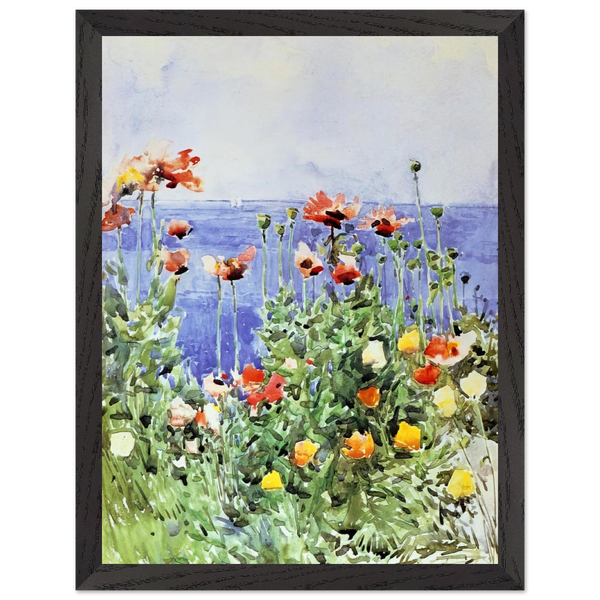Poppies, Isles of Shoals 02 by Childe Hassam — Framed art print at Zephyeer