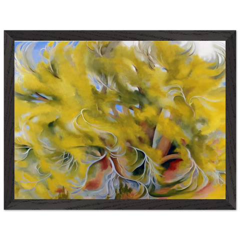 Cottonwood Tree in Spring by Georgia O'Keeffe — Framed art print at Zephyeer
