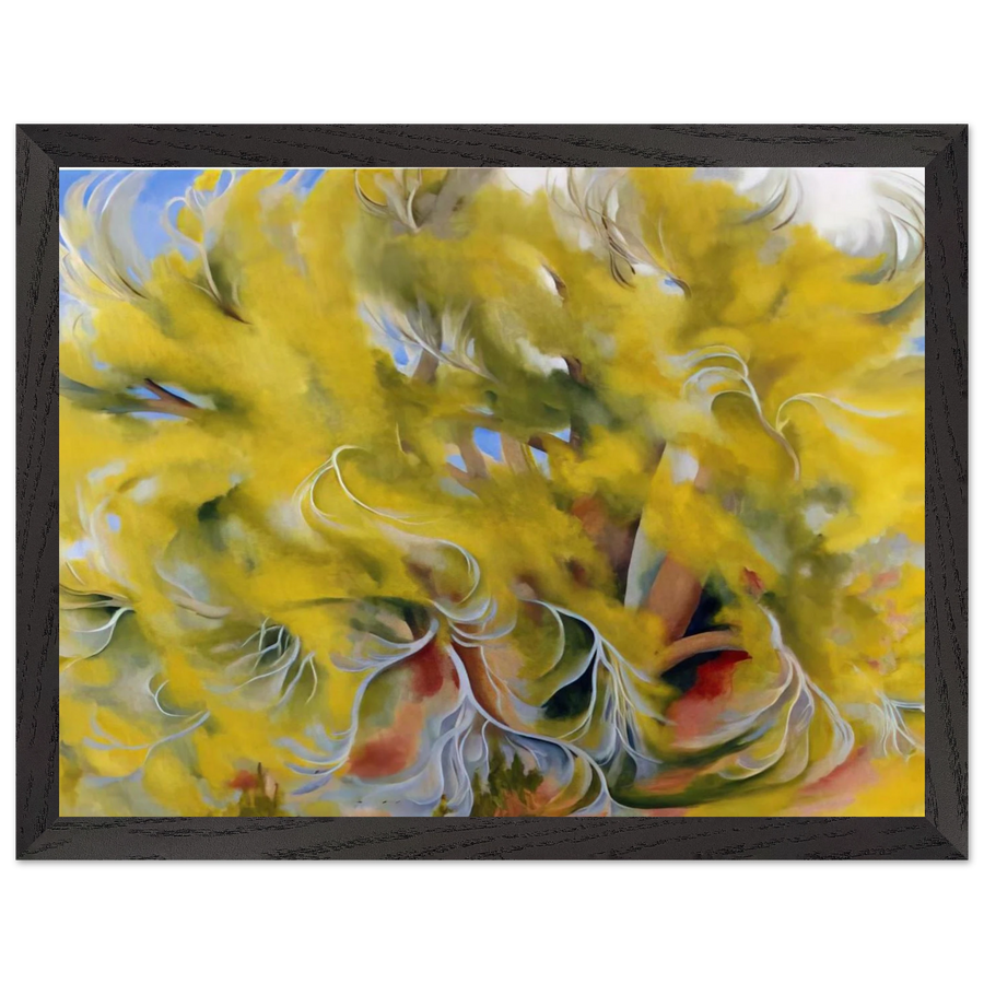 Cottonwood Tree in Spring by Georgia O'Keeffe — Framed art print at Zephyeer