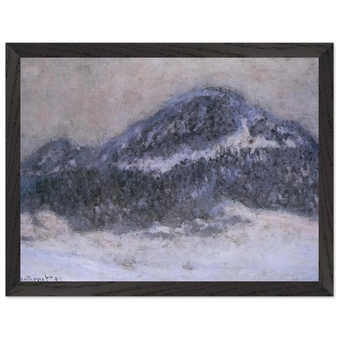 Mount Kolsaas in Misty Weather by Claude Monet — Framed art print at Zephyeer