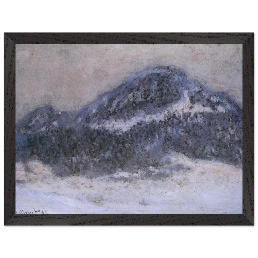 Mount Kolsaas in Misty Weather by Claude Monet — Framed art print at Zephyeer
