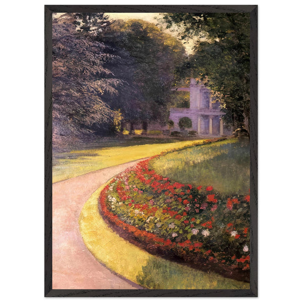 THE PARK AT YERRES by Gustave Caillebotte — Framed art print at Zephyeer