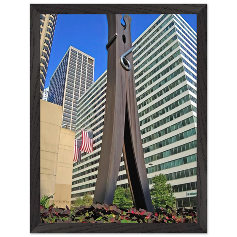 CLOTHESPIN 1976 by Claes Oldenburg — Framed art print at Zephyeer