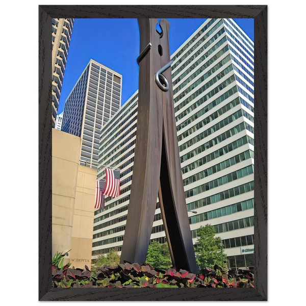 CLOTHESPIN 1976 by Claes Oldenburg — Framed art print at Zephyeer