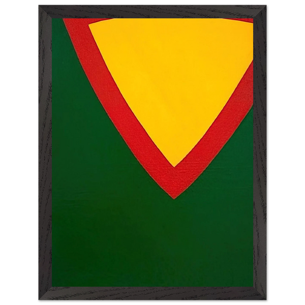 Purple Triangle by Al Held — Framed art print at Zephyeer